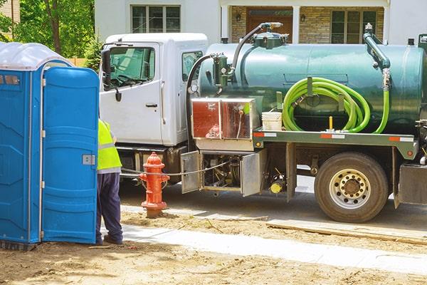 workers at Deltona Porta Potty Rental