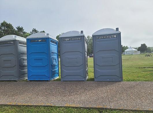 our crew routinely cleans and maintains the special event restrooms during the period of your event to ensure they're always in pristine condition